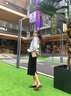 潮牌Avmko半身裙2021秋冬新款燈芯絨半身裙女高腰后開(kāi)叉顯瘦一步裙百搭包臀裙簡(jiǎn)約直筒裙 黑色 均碼 曬單實(shí)拍圖