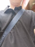 卡帝乐鳄鱼珠地棉短袖T恤男士纯色保罗衫全棉翻领大码t袖衫潮 黑色 170 实拍图