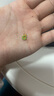 鑫誠盛古法黃金燒藍小紅花吊墜999足金小花朵提溜項鏈DIY手鏈配件配飾女 曬單實(shí)拍圖