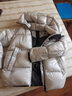 天石鵝鎧甲新品800蓬95%白鵝絨羽絨服女士加厚男士東北嚴寒2.0版G303 銀樺灰色 （2.0版） S (165/88A) 曬單實(shí)拍圖