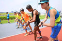SOSOLEMON運動(dòng)短褲男速干透氣馬拉松田徑拉鏈口袋跑步短褲男 橙色（輕薄冰絲褲） M 曬單實(shí)拍圖