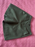 COCOBELLA簡(jiǎn)約時(shí)尚百慕大短褲女氣質(zhì)通勤OL西裝短褲SO504 綠色 L 曬單實(shí)拍圖