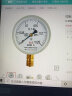 红旗 压力表Y-100 表盘直径100mm径向 指针式水压表油压表气压表压力表0-0.25MPA 实拍图