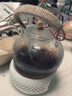 玉蘭香 耐熱玻璃茶壺蠟燭加熱保溫水果壺過(guò)濾茶具泡茶壺下午茶家用花茶壺煮茶壺套裝 金色壺900ML+玲瓏陶瓷底座 曬單實(shí)拍圖