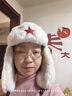 云見(jiàn)森知雷鋒帽冬季男女加厚保暖毛絨防寒護(hù)耳帽中國(guó)風(fēng)國(guó)旗毛茸茸滑雪帽子 國(guó)旗五角星白色 均碼 曬單實(shí)拍圖