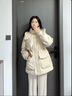 依伊純羽絨服女中長(cháng)款2025冬季新款韓版收腰顯瘦白鴨絨連帽加厚保暖外套 紅色 收腰超好版型 L (145-160斤) 曬單實(shí)拍圖