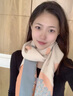 CRANTA KOMEIA圍巾女冬季2025新款氛圍感高級(jí)感披肩保暖圍脖生日七夕情人節(jié)禮物 橘色 高級(jí)感輕奢ck風(fēng)送女朋友老婆實(shí)用 曬單實(shí)拍圖