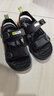 貴人鳥(niǎo)男童涼鞋2025夏季新款韓版小孩子兒童鞋中大童小童寶寶運動(dòng)沙灘鞋 2119黑綠桔 32（內長(cháng)20.5/腳長(cháng)20.0） 曬單實(shí)拍圖