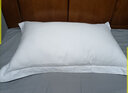 南極人（Nanjiren） 枕頭一對 100%全棉高彈安睡枕芯 成人單人酒店頸椎枕頭芯2只裝 酒店中枕1000克 48*74cm一對 曬單實(shí)拍圖