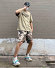 WASSUP HERMU官方男裝潮牌聯(lián)名沙灘短褲男士夏季休閑滿印五分褲夏威夷花褲衩 綠色 XL（推薦150-175斤） 曬單實(shí)拍圖