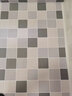 皇昇廚房地面浴室衛生間防水地貼廁所地板貼自粘防滑瓷磚翻新地面貼紙 超厚款-灰白格【防水防滑】 60cm(寬)*2米(長(cháng)) 曬單實(shí)拍圖