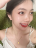 苗秀 足銀圈圈耳環(huán)女圓圈款養(yǎng)耳洞耳圈韓版銀耳骨環(huán)百搭學生耳飾 8MM耳環(huán)一對 曬單實拍圖