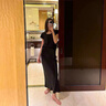 黎依奴（LISLAVE）感垂感醋酸緞面半身裙女2025夏季新款中長(cháng)款魚(yú)尾裙高腰顯瘦包臀裙 經(jīng)典黑 [春秋款9836裙長(cháng)90左右] XL 曬單實(shí)拍圖