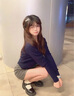 DAVEY MODE藏青色開(kāi)衫短款針織衫外套女秋季小個(gè)子氣質(zhì)修身毛衣百搭長(cháng)袖上衣 針織開(kāi)衫【zt】 S 【75-90斤】 曬單實(shí)拍圖