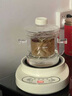普拉扎小功率燒水壺300w學(xué)生宿舍用全玻璃壺家用多功能小型辦公室煮茶壺壺?zé)畨責(zé)踔?023款 1-L隔水燉盅+智能底座 曬單實(shí)拍圖