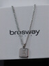 BROSWAY歐美時(shí)尚十二星座項鏈吊墜個(gè)性男士鈦鋼飾品生日送男友禮物 BID97 雙子座 曬單實(shí)拍圖