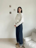 奇策半拖休閑勃肯鞋男女款軟木厚底一腳蹬情侶外穿包頭博肯鞋潮流涼鞋 暗棕色 37 曬單實(shí)拍圖