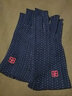 克拉斯卡CLASSIC 女士夏季半指圓點(diǎn)提花掌心顆粒防滑純棉半指手套 開(kāi)車(chē)觸屏戶(hù)外運動(dòng)手套騎行觸屏寫(xiě) 藏藍色圓點(diǎn) 均碼 曬單實(shí)拍圖