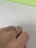 鑫萬福現(xiàn)貨-鉑金鉆戒六爪求婚鉆石戒指訂婚女戒結婚GIA裸鉆送女友禮物 鉑金共64分FG色 (50+14) 曬單實拍圖