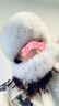 晨瑤進(jìn)口新款狐貍毛帽子女士冬季圍巾帽一體保暖風(fēng)雪帽護耳東北滑雪帽 藍狐本色 M 56-58cm 一般頭圍選擇 曬單實(shí)拍圖