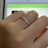 DR結(jié)婚對戒七夕禮物L(fēng)OVEPALACE禮堂花徑雅致款QW0103/QM0103 女單戒 分18k金 曬單實拍圖