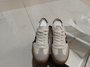 皓頓（HAUT TON）男鞋休閑鞋頭層牛皮男士小白運動(dòng)鞋時(shí)尚板鞋春季新品百搭鞋子男款 白色 42 (適合運動(dòng)鞋43碼) 曬單實(shí)拍圖