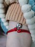 999銀小老虎十二生肖紅繩手鏈鈴鐺本命年轉運男女情侶手繩腳鏈 999銀/古銀虎/手鏈 曬單實(shí)拍圖