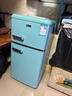 志高復(fù)古小冰箱迷你小型雙門家用 節(jié)能輕音歐式現(xiàn)代家裝時尚顏值電冰箱 網(wǎng)紅款化妝品茶葉 118升雙門復(fù)古藍【上冷凍下冷藏】 曬單實拍圖