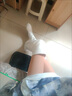 親在長筒靴女過膝高跟細(xì)跟秋冬性感靴超防水臺大碼圓頭彈力馬丁靴 白色(春秋無拉鏈) 37 曬單實拍圖