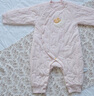 微獅牧尼新生兒棉衣服秋冬季寶寶夾棉保暖連體哈衣嬰兒棉襖秋冬裝 曬單實(shí)拍圖