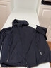 阿瑪尼（ARMANI）新品男士聚酯纖維夾克休閑連帽外套男裝禮物男8N1BQ0 1NZQZ 0920 深藍(lán)色 52 /xl 曬單實(shí)拍圖