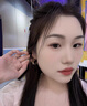 DAISY DREAM虎眼石串珠耳環(huán)女美拉德復古高級感輕奢耳釘2025新款爆款氣質(zhì)耳飾 虎眼石耳環(huán) 曬單實拍圖