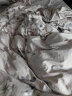 富安娜 欢乐颂 抗菌95%白鹅绒羽绒被 单人冬厚被 800g填充 152*210cm 绿色 实拍图