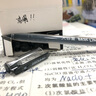 愛(ài)好（AIHAO） 愛(ài)好貝斯蘭中性筆8761黑色巨能寫(xiě)大容量簽字筆一次性水筆辦公考試專(zhuān)用針管水筆紅色 8761晶藍12支 曬單實(shí)拍圖