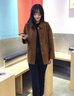 拉夏貝爾（La Chapelle）短外套女裝新品2025年春秋新款韓版小個(gè)子外套風(fēng)衣上衣女毛呢大衣 米白色 M 建議100-110斤 曬單實(shí)拍圖