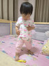 歌瑞家（greatfamily）兒童褲子夏季女童裝小童寶寶下裝七分褲莫代爾氨綸童褲休閑褲樂友 粉色 90 cm 曬單實拍圖