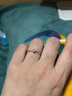 萊紳通靈18K金鉆戒女疊戴鉆石戒指結(jié)婚求婚公主冠冕 四爪白15號(hào) 曬單實(shí)拍圖