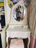 尊范 欧式梳妆台卧室现代简约化妆台雕花主卧小户型化妆桌 0.86/妆台（单妆台） 实拍图