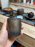 古石尊 陶瓷品茗杯 主人杯日式功夫茶杯單杯粗陶養(yǎng)生窯變杯子水杯小茶盞 原陶直口杯   斑駁紅 曬單實(shí)拍圖