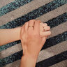 FR鉆戒對戒18k玫瑰金結婚求婚鉆戒男女款情侶對戒七夕情人節禮物 18K玫瑰金 對戒一對 請備注指圈號或聯(lián)系在線(xiàn)客服備注 曬單實(shí)拍圖