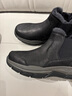 Edick品牌輕奢男鞋東北雪地棉鞋男士冬季加絨加厚防滑保暖羊皮毛一體男 黑色 【標準尺碼】 40 曬單實(shí)拍圖