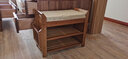巧竹匠 楠竹換鞋凳簡(jiǎn)約現代穿鞋凳門(mén)口收納儲物凳多功能鞋架沙發(fā)凳經(jīng)濟型鞋柜 60精品軟墊換鞋凳 曬單實(shí)拍圖