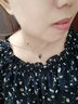 銀蝶坊 925銀項鏈女短款鎖骨鏈男女款情侶項鏈配飾長款銀配鏈裸鏈銀鏈子 盒子鏈(男款)50cm 曬單實拍圖