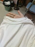 NOME正肩小立領(lǐng)打底衫女長(cháng)袖T恤內搭春秋冬修身顯瘦上衣 白色 L 曬單實(shí)拍圖