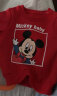 迪士尼童装男童女童套装迪斯尼宝宝卫衣套装米奇米妮款儿童外出服 红色T1276 24个月/身高90cm 实拍图
