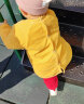 南极人儿童罩衣防水围裙秋冬季男女孩宝宝吃饭罩衣防脏灯芯绒婴儿反穿衣 泰迪绒藏青色 100（建议2-4岁） 实拍图