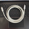 WERO intel認證40G100w240全能雷電4兼容USB4/3 4K5K8K顯示器聲卡連接線(xiàn) 2.0米-40G-100W-雷電4-Pro版-白色 曬單實(shí)拍圖