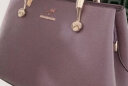 袋鼠卡拉品牌手提包送生日礼物真皮包包女包2024新款中年妈妈包婚包斜挎包 紫色（礼盒+礼品袋） 实拍图