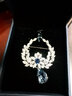 布蘭琪（Blanche）【女神禮】水晶花環(huán)胸針設計感毛衣鏈胸花女別針配飾教師節禮物 曬單實(shí)拍圖