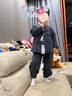 羅蒙兒童休閑小西裝套裝男孩帥氣英倫男童生日禮服畢業(yè)演出服韓版春秋 兩件套：外套+褲子 120 曬單實(shí)拍圖